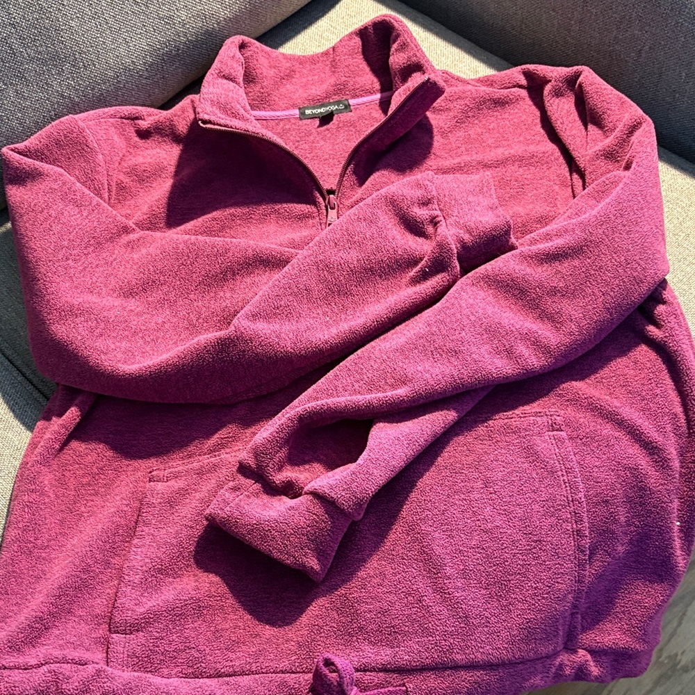Beyond Yoga Women's Cowl Neck Sweater - Purple